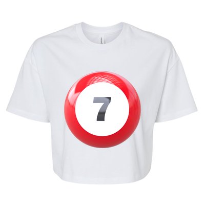 Lucky 7 Ball Bella+Canvas Jersey Crop Tee