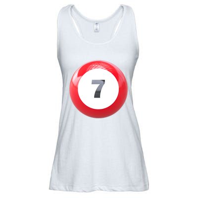 Lucky 7 Ball Ladies Essential Flowy Tank