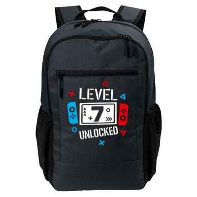 Level 7 Unlocked Birthday, 7th Birthday Boy Gamer, 7 Years Old Gamer Daily Commute Backpack