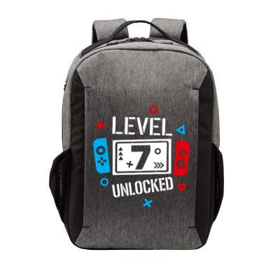 Level 7 Unlocked Birthday, 7th Birthday Boy Gamer, 7 Years Old Gamer Vector Backpack