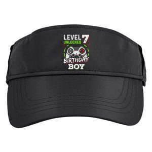 Level 7 Unlocked Birthday Boy Video Gamer Level Up Adult Drive Performance Visor