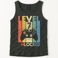 Level 7 Unlocked Funny Video Gamer 7th Birthday Gift Tank Top