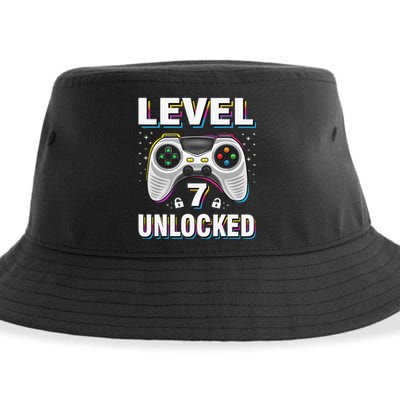 Level 7 Unlocked Awesome 2015 Video Game 7th Birthday Sustainable Bucket Hat