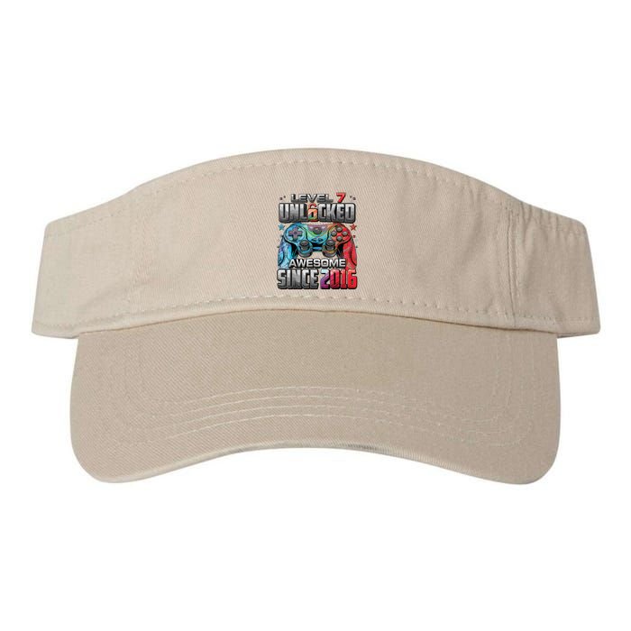 Level 7 Unlocked Awesome Since 2016 7th Birthday Gaming Visor