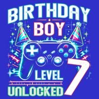 Level 7 Unlocked Birthday Gamer Video Game Party Gift Visor