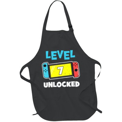 Level 7 unlocked Gamer 7th Birthday Gift Video Game lovers Apron