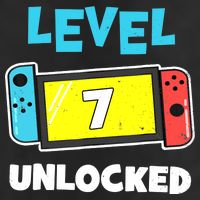 Level 7 unlocked Gamer 7th Birthday Gift Video Game lovers 11oz C Handle Ceramic Mug