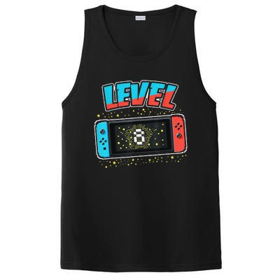 Level 8 Birthday 8 Years Old Video Games Gift Day PosiCharge Competitor Tank