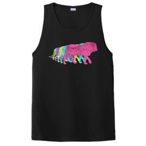 Lion 80s Colors 1980s Gift PosiCharge Competitor Tank