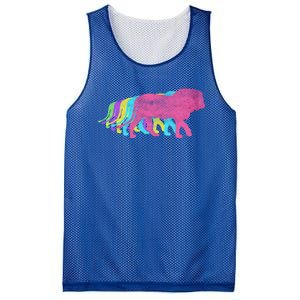 Lion 80s Colors 1980s Gift Mesh Reversible Basketball Jersey Tank