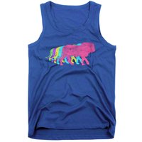 Lion 80s Colors 1980s Gift Tank Top