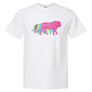 Lion 80s Colors 1980s Gift Garment-Dyed Heavyweight T-Shirt