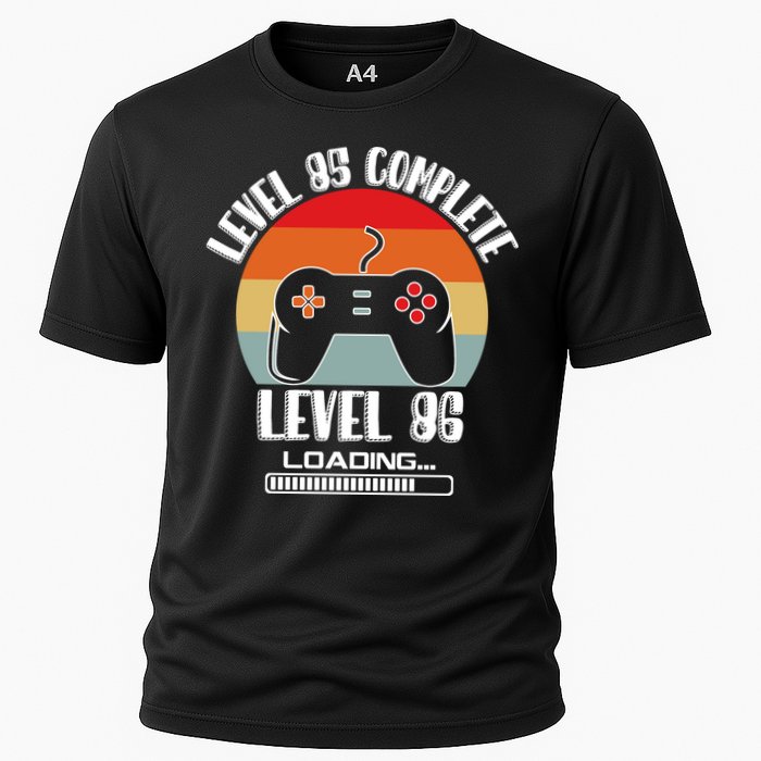 Level 85 Complete Level 86 Loading Vintage Birthday Video Game Performance Shirt