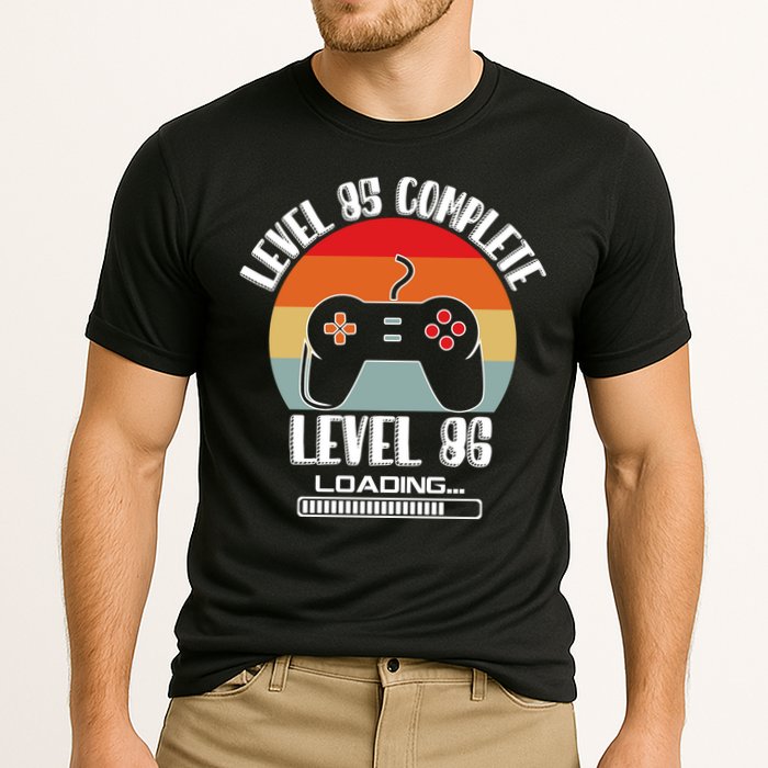 Level 85 Complete Level 86 Loading Vintage Birthday Video Game Performance Shirt