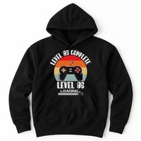 Level 85 Complete Level 86 Loading Vintage Birthday Video Game Hoodie
