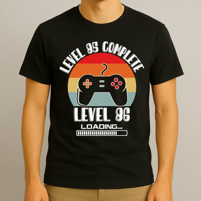 Level 85 Complete Level 86 Loading Vintage Birthday Video Game T-Shirt