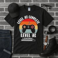 Level 85 Complete Level 86 Loading Vintage Birthday Video Game Tall T-Shirt