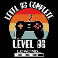 Level 85 Complete Level 86 Loading Vintage Birthday Video Game Backpack