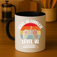 Level 85 Complete Level 86 Loading Vintage Birthday Video Game Mug