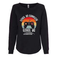 Level 85 Complete Level 86 Loading Vintage Birthday Video Game Womens California Wash Sweatshirt