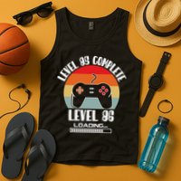 Level 85 Complete Level 86 Loading Vintage Birthday Video Game Tank Top