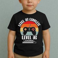 Level 85 Complete Level 86 Loading Vintage Birthday Video Game Toddler T-Shirt