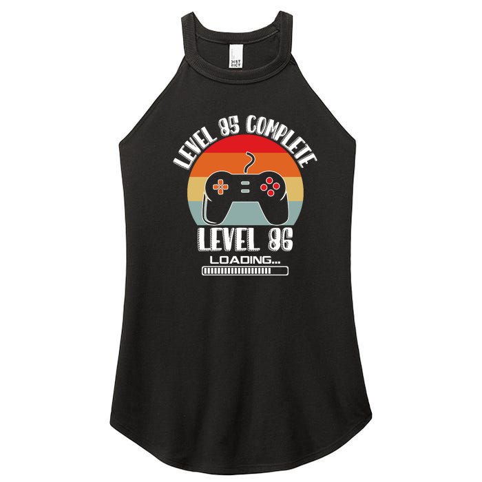 Level 85 Complete Level 86 Loading Vintage Birthday Video Game Women's Perfect Tri Rocker Tank