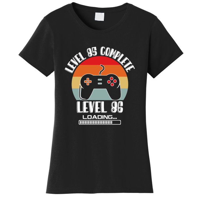 Level 85 Complete Level 86 Loading Vintage Birthday Video Game Women's T-Shirt