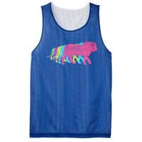 Lion 80s Colors 1980s Cute Gift Mesh Reversible Basketball Jersey Tank