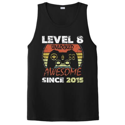 Level 8 Unlocked Awesome Since 2015 8th Birthday Gaming PosiCharge Competitor Tank