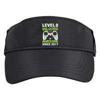 Level 8 Unlocked Awesome Since 2017 8th Birthday Gaming Adult Drive Performance Visor