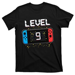 Level 9 Birthday Gaming 9 Year Old Video Games Gift T-Shirt