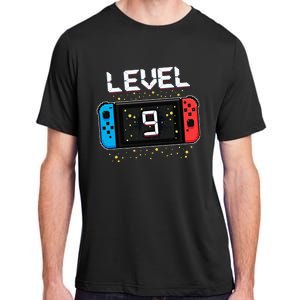 Level 9 Birthday Gaming 9 Year Old Video Games Gift Adult ChromaSoft Performance T-Shirt