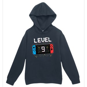 Level 9 Birthday Gaming 9 Year Old Video Games Gift Urban Pullover Hoodie