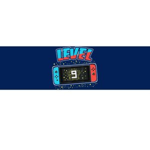 Level 9 Birthday 9 Years Old Video Games Gift Bumper Sticker