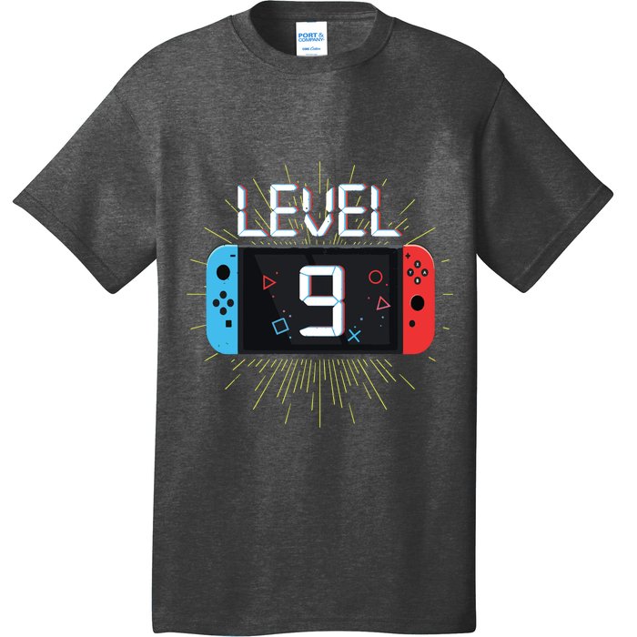 Level 9 Birthday Boy 9 Year Old Video Games Gaming Gift T-Shirt