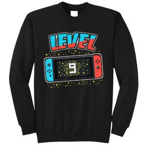 Level 9 Birthday 9 Years Old Video Games Gift Sweatshirt