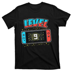 Level 9 Birthday 9 Years Old Video Games Gift T-Shirt