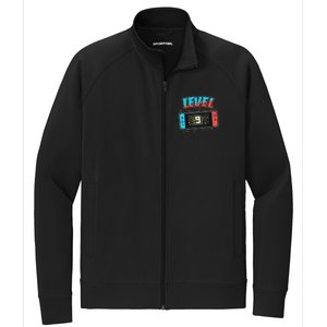 Level 9 Birthday 9 Years Old Video Games Gift Stretch Full-Zip Cadet Jacket