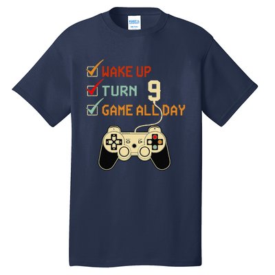 Level 9 Birthday 9 Year Old Video Gamer Gaming Gifts Tall T-Shirt