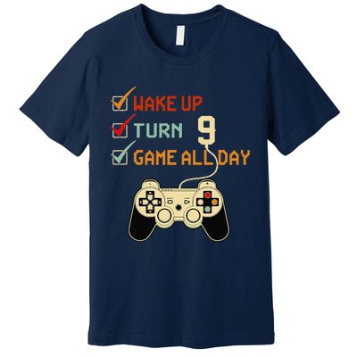 Level 9 Birthday 9 Year Old Video Gamer Gaming Gifts Premium T-Shirt