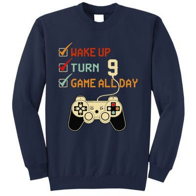 Level 9 Birthday 9 Year Old Video Gamer Gaming Gifts Tall Sweatshirt