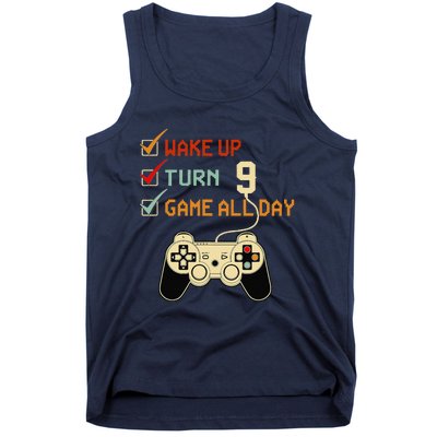 Level 9 Birthday 9 Year Old Video Gamer Gaming Gifts Tank Top