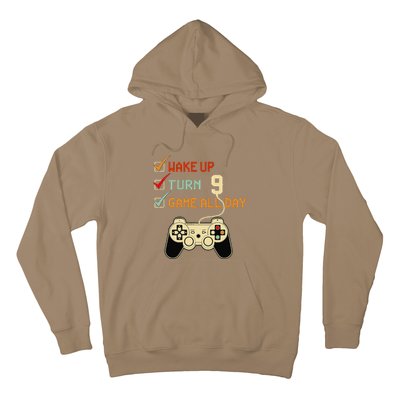 Level 9 Birthday 9 Year Old Video Gamer Gaming Gifts Hoodie