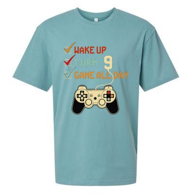 Level 9 Birthday 9 Year Old Video Gamer Gaming Gifts Sueded Cloud Jersey T-Shirt