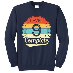 Level 9 Complete Retro 9th Wedding Anniversary Sweatshirt