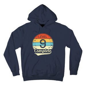 Level 9 Complete Retro 9th Wedding Anniversary Tall Hoodie