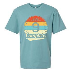 Level 9 Complete Retro 9th Wedding Anniversary Sueded Cloud Jersey T-Shirt