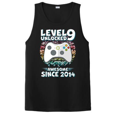 Level 9 Unlocked Awesome Since 2014 Gamer Birthday PosiCharge Competitor Tank