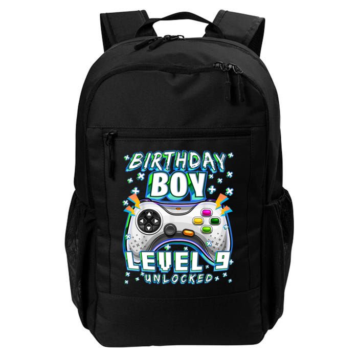 Level 9 Unlocked Video Game 9th Birthday Gamer Boys TShirt Daily Commute Backpack